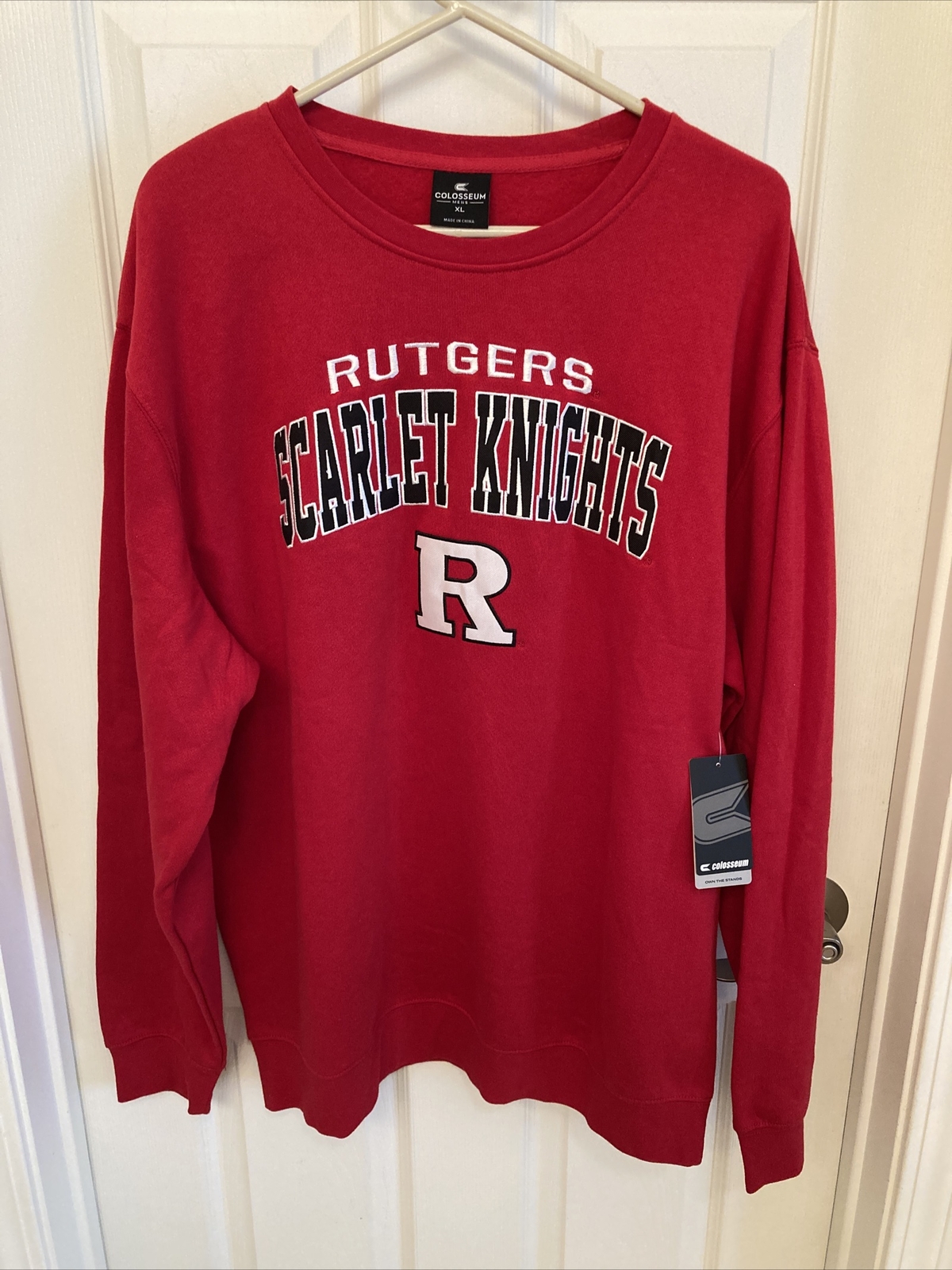 NWT Men's Rutgers Scarlet Knights Crew 