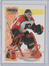 2001-02 UD Playmakers Limited #73 Roman Cechmanek Philadelphia Flyers