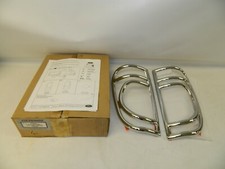 New Oem 2001-2004 Ford F-150 F250 Super Duty Style Side Chrome Tail Light Covers