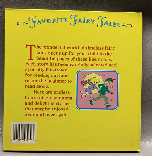 Peter Pan (Favorite Fairy Tales) Hardcover Creative Child Press 1993 Book - Foto 2 di 8
