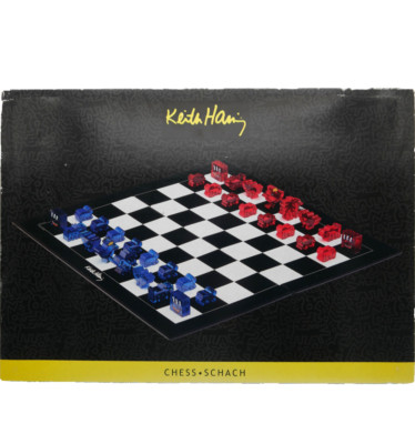 Schachspiel - Keith Haring - Cult Factor - Limited Edition 2001 Chess Rarität