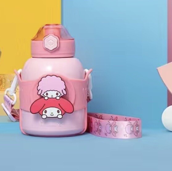 【新品未開封】THERMOS My Melody【限定品】 My Melody Thermos Sanrio Miniso Water Bottle With Strap Large