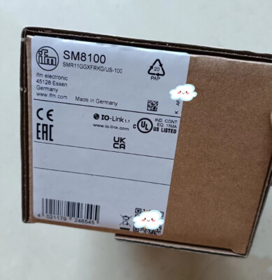 1pcs IFM SM8100 electromagnetic flow meter SMR11GGXFRKG/US-100