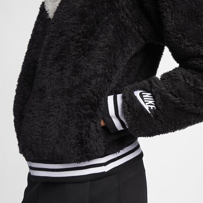 Nike Sportswear Women's Sherpa Bomber Jacket Size: Medium