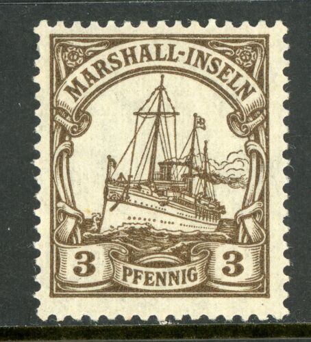Marshall Islands 1901 Germany 3 pfg Brown Sc #13 MNH E625 - Picture 1 of 2