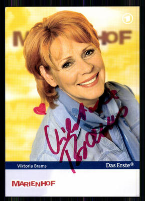Victoria Brams Marienhof Autograph Card Original Signed ## BC 6777