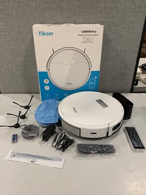 Tikom Robot Vacuum And Mop Combo 2 In 1 4500Pa Strong Suction G8000 Pro Robot