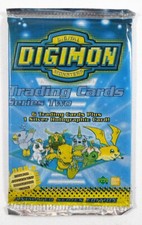 BANDAI 1999 DIGIMON TRADING CARD GAME ANIMATED SERIES EDITION SERIES 2 BOOSTER