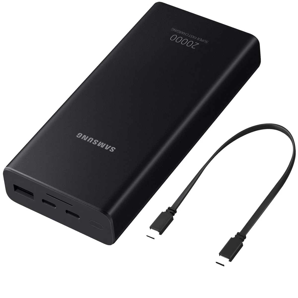 Samsung Powerbank-20000 mAh, Super Fast Charge (25W), USB type-C, Black  Powerful