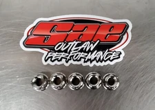 Titanium  Rear Sprocket Carrier Bolts For Hayabusa, GSXR, ZX14 and ZX10(5 nuts)