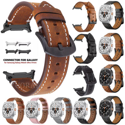 Leather Band Strap For Samsung Galaxy Watch 40mm 44mm