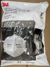 3M 9502+ KN95 Particulate Respirator Masks, Genuine. Pack of 50 Masks Exp. 2025