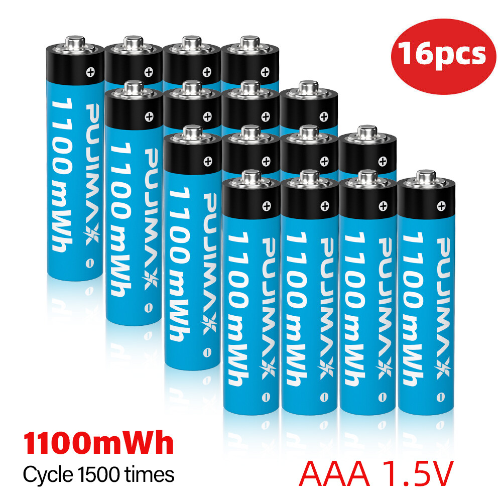 AAA Battery 1.5V Rechargeable Lithium AAA Batteries Charger LOT-image