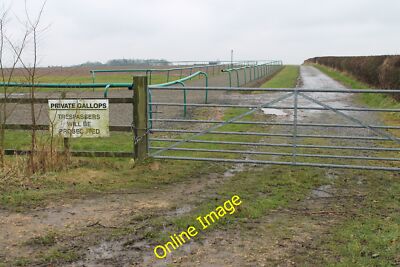 Photo 12x8 Entrance to Private Gallops Knapthorpe Near Averham Park Equest c2013