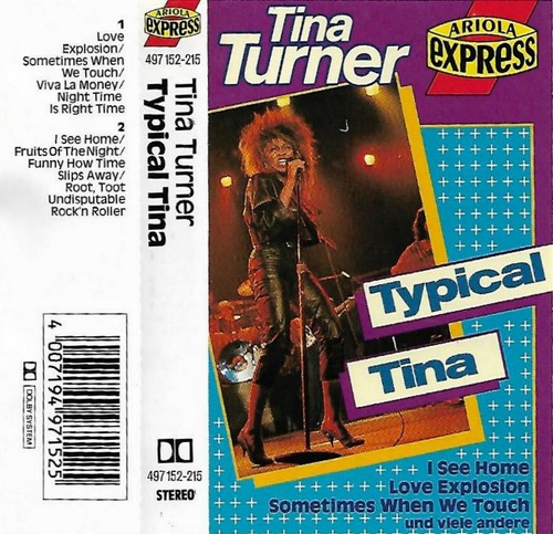 Tina Turner Typical Tina CASSETTE ALBUM Rock Disco, Pop Rock - Picture 8 of 8