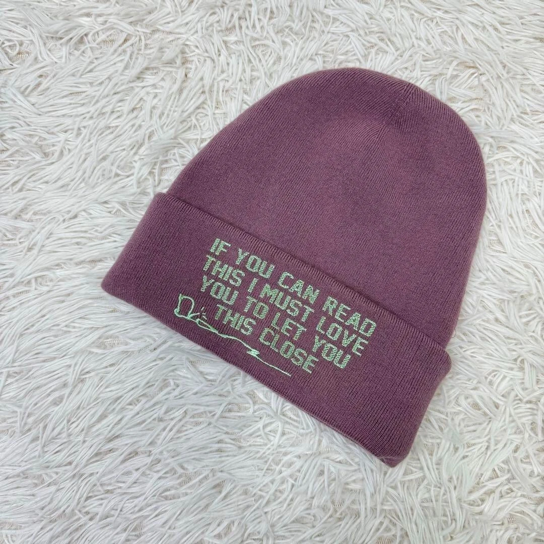 Authentique bonnet tricot Dior Cactus Jack violet rare taille M occasion Japon 1127200