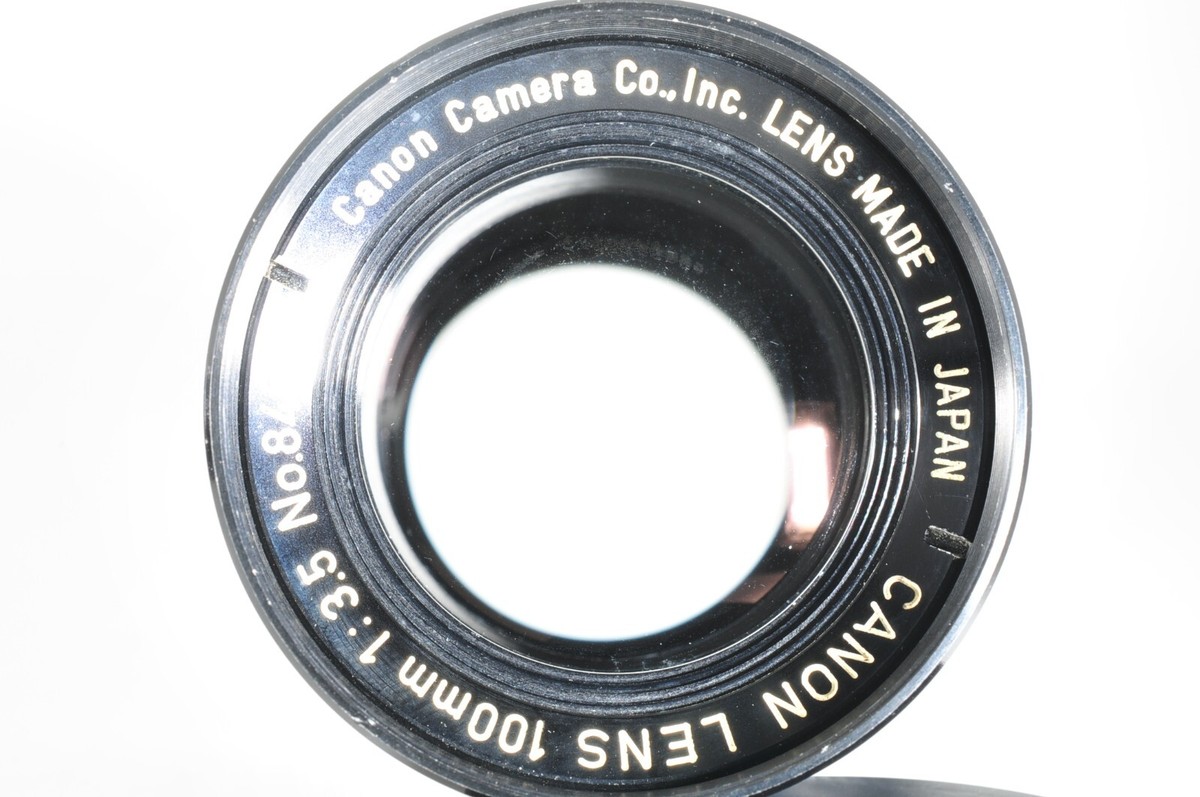 G*e様 【特価】Canon ＋100mm F3.5 Canon 100mm F3.5 LTM L39 MF Lens Free Shipping From JAPAN