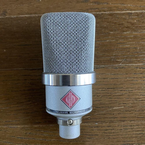 Neumann TLM 102 Large Diaphragm Cardioid Microphone Studio Recording Silver