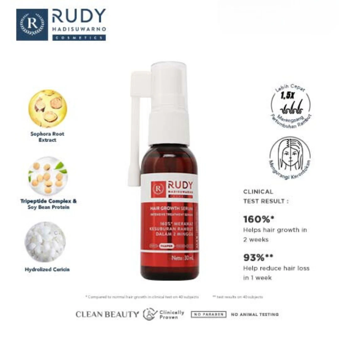 RUDY HADISUWARNO Cosmetics Hair Growth Serum 30ml Keep Hair Strong
Opens in a new window or tab