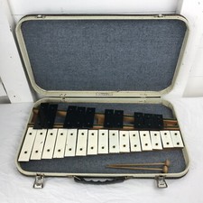 B.F. Kitching Bells Set Bells w/ Case  Mallets. 25 Bars. Vintage