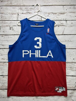 NIKE SIXERS IVERSON 3 NBA バスケ ユニフォーム VTG Allen Iverson #3 Philadelphia 76ers Nike Team NBA Stitched