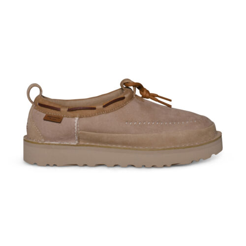 UGG TASMAN CRAFTED REGENERATE SAND SUEDE ALL GENDER SLIPPERS SIZE US M10/W11 NEW - Picture 1 of 5