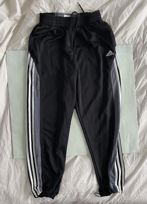 Adidas Clima Cool Track Pants Black Sz M 100 % Authentic 