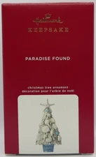 2020 Hallmark ~PARADISE FOUND~ Xmas Tree Decorated w/ Seashells ~NIB~ Ships FREE