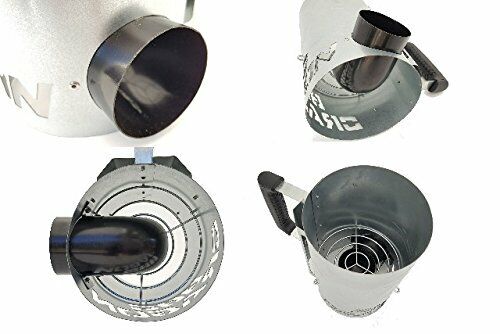 CHIMNEY of Insanity Charcoal Grill Starter BBQ Accessories Large BBQ DRAGON - Foto 2 di 9