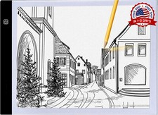 Tableta de dibujo con luz A4 superbrillante