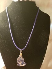 NEW ADJUSTABLE LITTLE GIRL'S CINDERELLA SUEDE NECKLACE