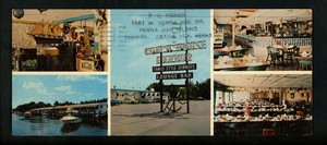 Details About Oversized Postcard Florida Fl Pompano Beach Coach House Harbor Restaurant