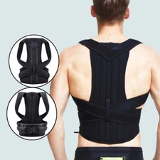 For Men Women Adjustable Back Posture Corrector Tummy Control Low Back Support