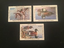 ICOLLECTZONE  US Pennsylvania 88, 89, 91 Duck Stamps VF NH
