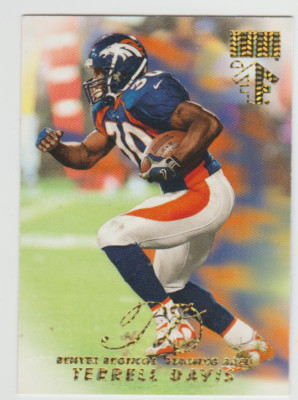 TERRELL DAVIS Broncos 1998 Skybox Premium FLEET FARM #17 Rare SP Parallel SSP