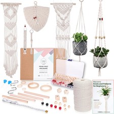 MIGO Creates Macrame Kits for Adults Beginners with 126 Supplies and 7 Projects