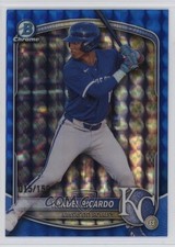 2025 Bowman Draft Chrome Blue Geometric Refractor 15/150 Yandel Ricardo 1rr2