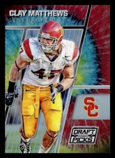 2016 Panini Prizm Collegiate Draft Picks #23 Clay Matthews Prizms Tie Dyed #/49