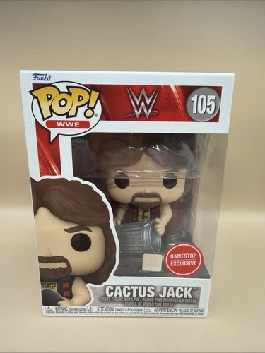 Funko Pop! WWE: Cactus Jack #105 GameStop Exclusive w/ Protector