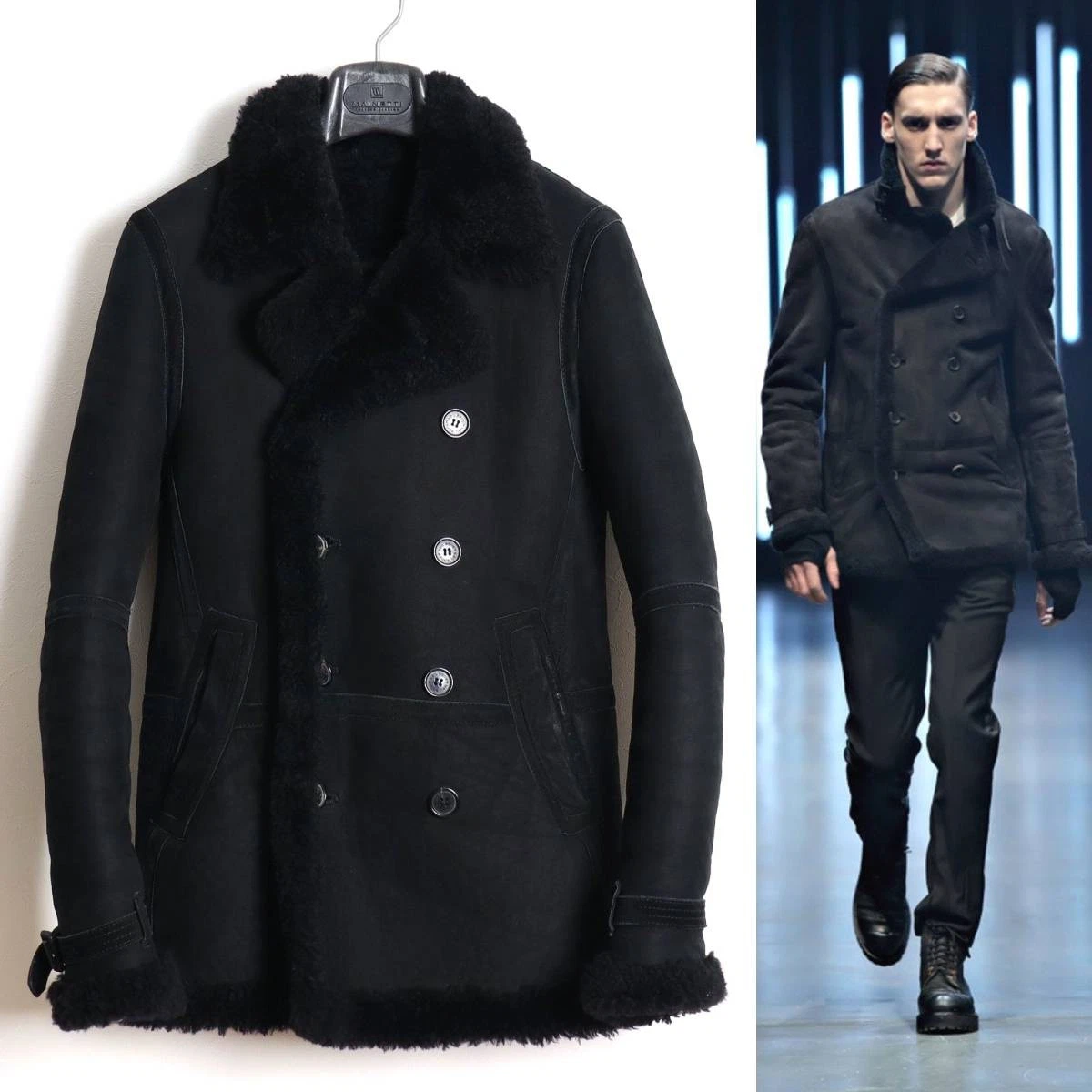 Neil Barrett Coats, Jackets & Vests Leather Outer Shell for Men