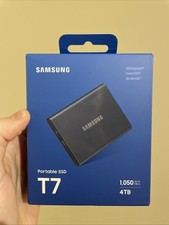 Samsung T7 4TB External Solid State Drive USB 3.2, Portable SSD MU-PC4T0T