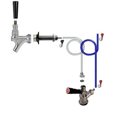 Kegco Tap Conversion Kit, Chrome (3PATK)