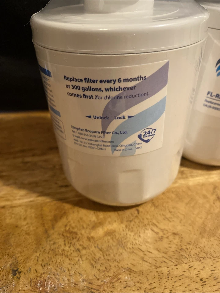 Filter Logic Water Filter FL-RF11 Samsung Refrigerator 2pk W/expiration stickers - Image 4 of 4