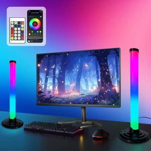 Led Light Bar with Music Sync, Color Changing TV Backlight App & Remote Control