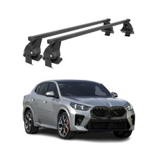 Menabo Dachträger Grundträger für BMW X2 U10 2023-2026 Stahl Schwarz 2tlg