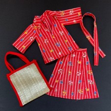 Vintage Sindy Doll Paris Mode Clothes Skirt Top Belt Bag 1978 Pedigree 44311