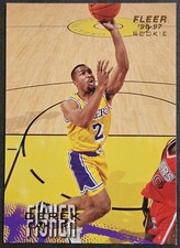 1996-97 Fleer #204 Derek Fisher Rookie RC Los Angeles Lakers