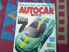 AUTOCAR 1994.new LOTUS SEVEN .Mazda MX5 1.8.  Audi S2 Coupe  road test