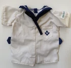 Vintage Cabbage Patch Kids Doll Clothes Sailor Suit White with Navy Blue