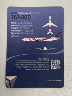 Delta Trading Card # 76– Rare Collectible – Excellent Condition